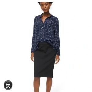 EUC Hatch Black Knee-Length Pencil Skirt for Work - Sz S (1)